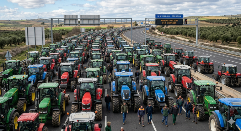 Tractorada de los agricultores